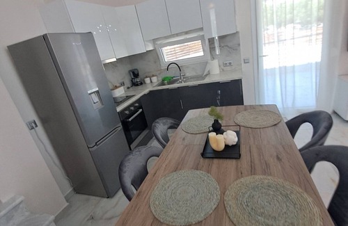 Pefkochori Villa | Quiet luxury villa with private Pool BBQ area & Pergola