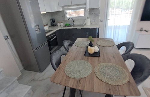 Pefkochori Villa | Quiet luxury villa with private Pool BBQ area & Pergola