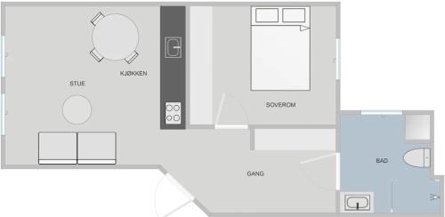 Bergen City Centre Appartement | Rålekker 2-roms leilighet