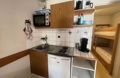 Les Deux Alpes Appartement | Résidence Andromede - Studio cabine familial avec balcon MAE-5301
