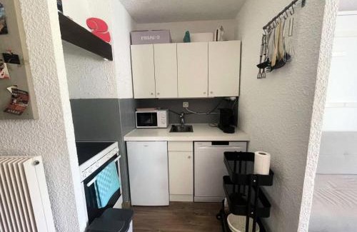 Les Deux Alpes Appartement | Résidence Cote Brune 2 - Studio cosy et rénové, situé au pied-des-pistes et écoles de ski MAE-5221