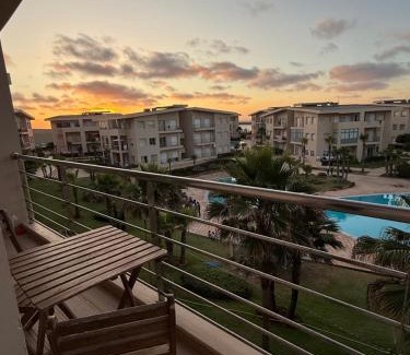 Mehdya Appartement | Résidence Kenz Mehdia - Très jolie appartement vue sur piscine