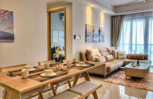 Central District Appartement | R&F Princess Cove 3BR, Sea View, JB CIQ, by Good Life Homestay