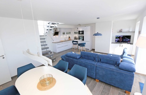 Prora Appartement | R: Maison Granitz Whg. 3 avec terrasse sur le toit et sauna - Maison Granitz Whg. 3 avec terrasse sur le toit et