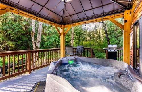 Paradise Estates Cabine | R&R Creekside Cabin -Hot Tub, AC, near Mt Rainier! Ashford, WA