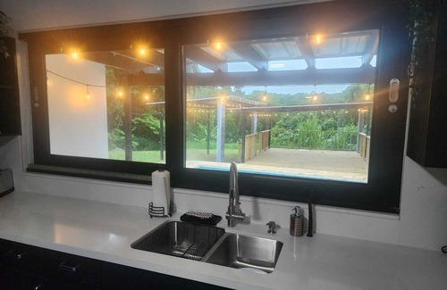 Mameyes II Maison | Rainforest Serenity Home- Charming 3-bedroom home in Río Grande, WiFi, AC & Pool