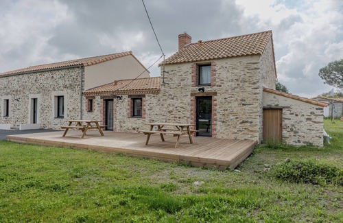 Saint-Philbert-de-Grand-Lieu Maison | Grange Rénovée 3 pers-Le GrandLieu(GîteLe411)
