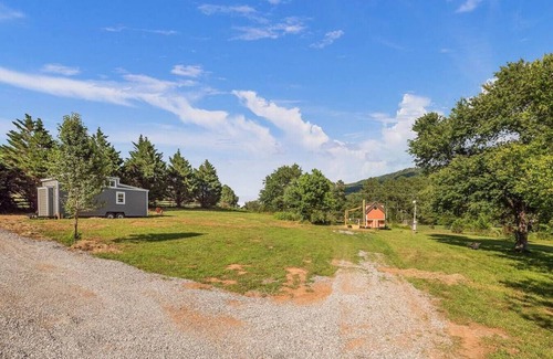 Wildwood Maison | Redbud Tiny Home with a Hot Tub and Mountain Views