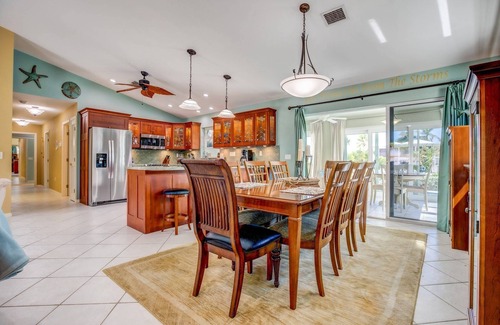Coury Maison | Reel 'Em In: Your Beautiful KCB Retreat, Private Pool, Dock, Tiki Hut, Cabana Club & Dog-Friendly!