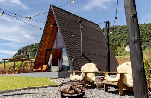 Rio Rufino Chalet De Ski | Refúgio da Neve! Cabana Araucária!