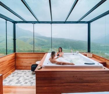 Orleans Chalet De Ski | Refúgio Paraíso Casa Stellato Spa Panorâmica