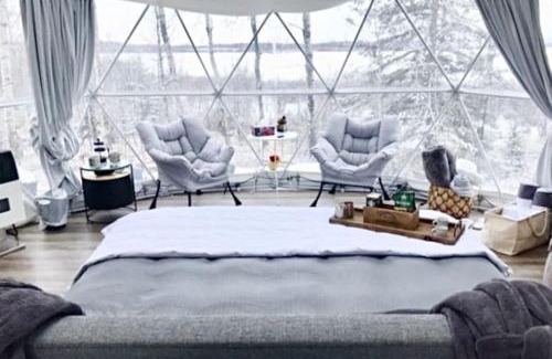 Central Alberta Maison | Refuge Bay's Ignis Dome - Luxury Off Grid Escape
