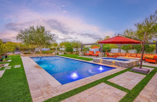 Desert View Village Maison | Relax and Enjoy Scottsdale Luxury with a Heated Pool, Spa, and a Fun Game Room