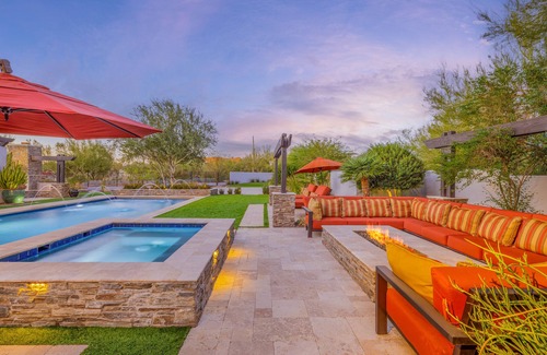 Desert View Village Maison | Relax and Enjoy Scottsdale Luxury with a Heated Pool, Spa, and a Fun Game Room