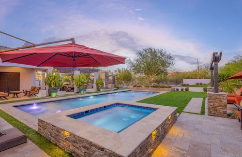 Desert View Village Maison | Relax and Enjoy Scottsdale Luxury with a Heated Pool, Spa, and a Fun Game Room