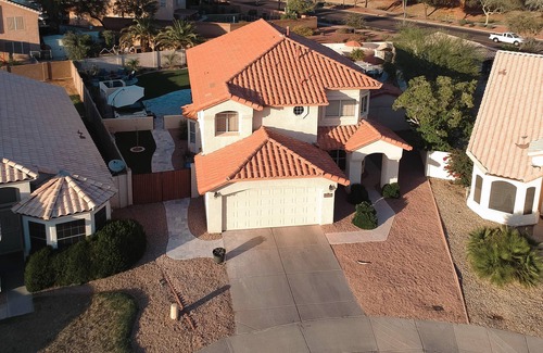 Avondale Maison | Relax in private heated hot tub or just bask in the sun by the pool.