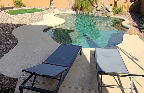 Litchfield Park Maison | Relaxing 4 bdrm home w/ heated pool, great location for everything Phoenix!