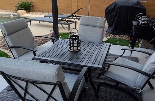 Litchfield Park Maison | Relaxing 4 bdrm home w/ heated pool, great location for everything Phoenix!