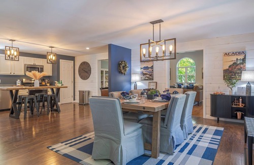 Ellsworth Maison | Relaxing 4BR home near Acadia w/Fire Pit, Game Room, Yard Games & More