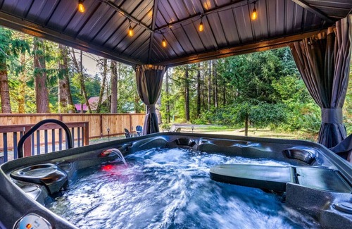 Ashford Cabine | Relaxing, Private Cabin w/Hot Tub & Generator near Mt Rainier!