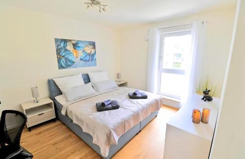 Koenigs Wusterhausen Appartement | RelaxRefugium LUXUS - Küche, Arbeitsplätze, Stellplatz & Komfort für bis 6 Gäste