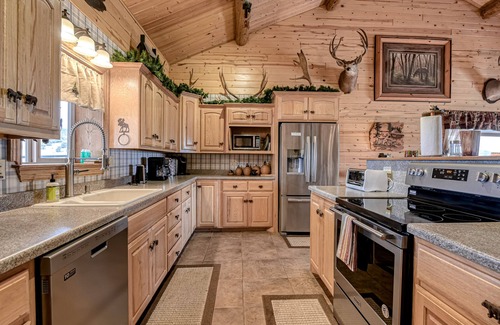 Alpine Village Maison | Remodeled, Dog-Friendly Cabin w/ Large Fenced Yard, WiFi & W/D - Great for ATVs