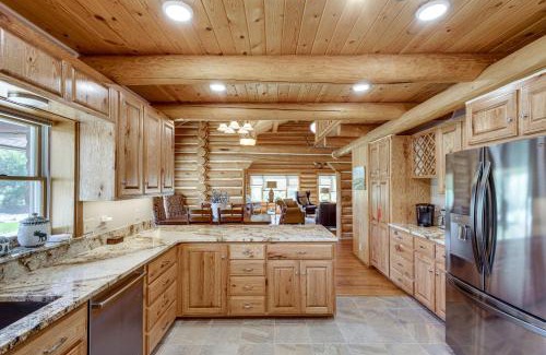 Custer County Maison | Remote Idaho Mountain Lodge with River Access!