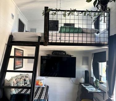 Maricopa Maison | Remote Modern Tiny House with Deck, BBQ and Mountain Views in Arizona