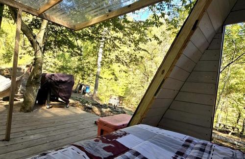 Coal Fork Chalet De Ski | Remote Mountain A-Frame with BBQ Perfect for Nature Lovers in West Virginia