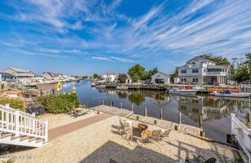 Ship Bottom Maison | RENO’D Beach Heaven West waterfront Lagoon with dock 2 decks Walk to bay beach