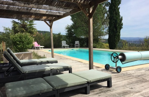 Chassiers Maison | Mas du 16ème rénové, piscine chauffée, plein de charme, sud Ardèche