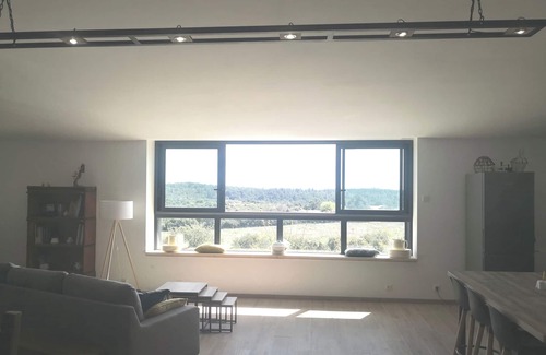 Villespassans Maison | Renovated former barn View of Pyrenees, Canigou, Clape massif and garrigue
