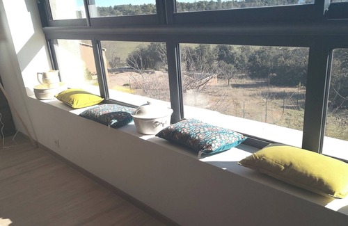 Villespassans Maison | Renovated former barn View of Pyrenees, Canigou, Clape massif and garrigue