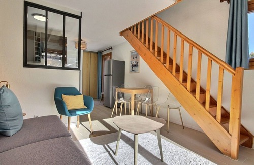 Plagne 1800 Appartement | Duplex rénové 6 personnes avec balcon, à Plagne 1800