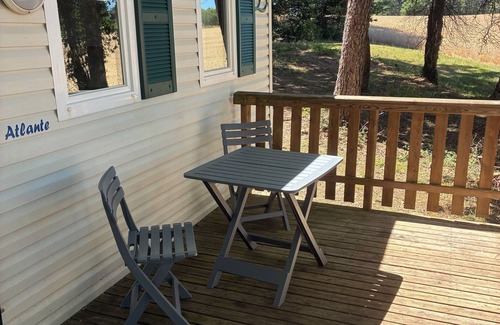 Gavaudun Maison | Renovated mobile home bathroom with Italian shower