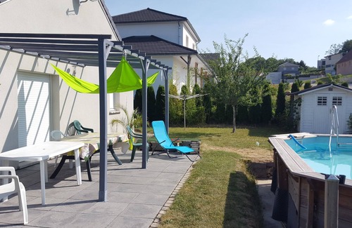 Montfaucon Maison | 2 vraies chambres ds Villa 105 m2 avec piscine Montfaucon 10 minutes Besançon