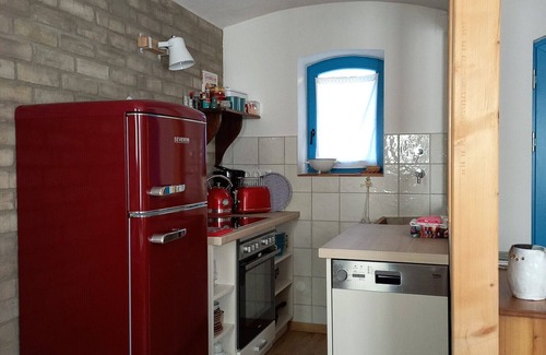 Laasow Appartement | Location-Traditionelle-Salle de bain privée séparée-Vue sur Jardin-Klinkerhau...