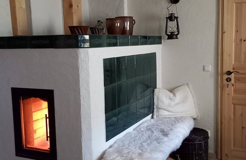 Laasow Appartement | Location-Traditionelle-Salle de bain privée séparée-Terrasse-Bauernhaus Wohnu...