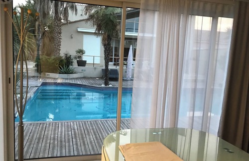 Perpignan Appartement | Rented T2 independent shared pool at home Near beaches.