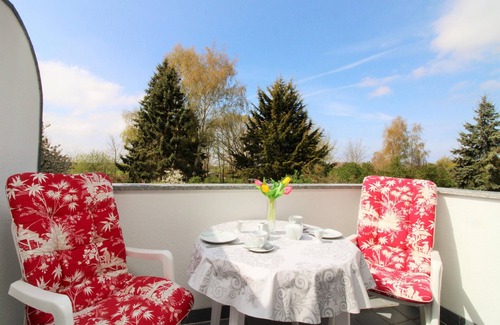 Wischuer Appartement | Res. Wischuer WE 22: friendly and bright 2-room apartment with balcony