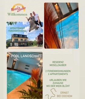 Ernst Appartement | Residenz Moselzauber - Ferienwohnungen mit Pool Landschaft