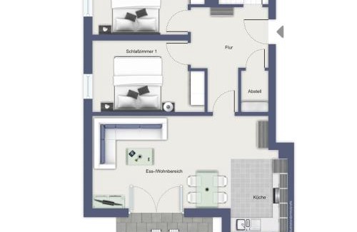 Heiligendamm Appartement | Residenz von Flotow Wohnung 01