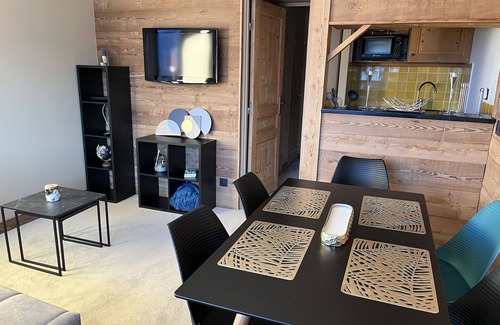 Avoriaz Appartement | Centre station, app. 36 m2, 1 chambre, coin montagne, balcon, local à ski, WIFI