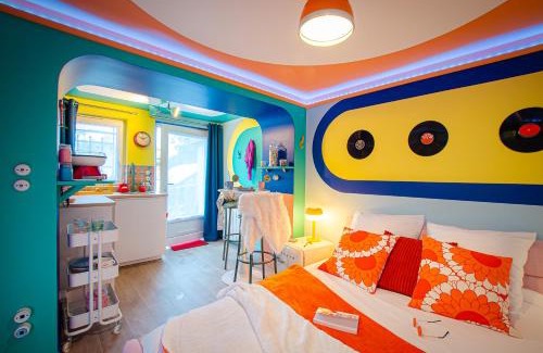 Le Ban-Saint-Martin Appartement | Retro Candy Lounge, avec terrasse et parking