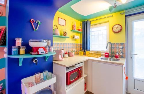 Le Ban-Saint-Martin Appartement | Retro Candy Lounge, avec terrasse et parking