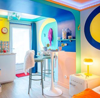 Le Ban-Saint-Martin Appartement | Retro Candy Lounge, avec terrasse et parking