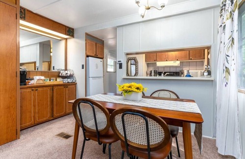 Paradise Estates Maison | Retro Trailer - Hot Tub, AC, near Mt Rainier Nat'l Park in Ashford, WA