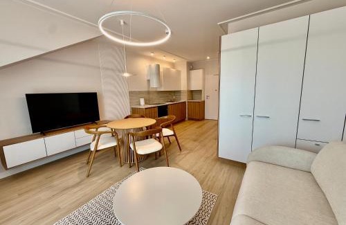 Niechorze Appartement | Rezydencja Niechorze D301 Boho Studio z Basenem i SPA - 5D Apartments