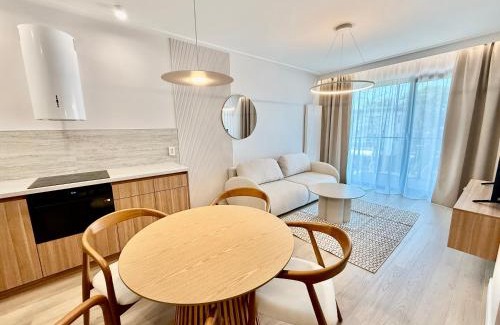 Niechorze Appartement | Rezydencja Niechorze D301 Boho Studio z Basenem i SPA - 5D Apartments