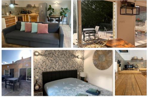 Pont-de-Metz Appartement | *Rivage* Spacieux T2 RDC sur cour:Jardin-Fibre-Netflix-Terrasse